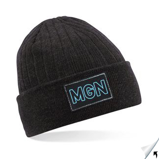 Beanie - Anthrazit - Landkreiskennzeichen, KFZ Zeichen - MGN