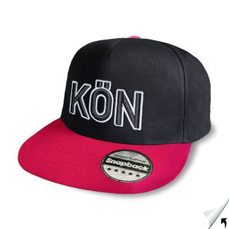Local District Streetwear CAP - schwarz/Flamingo - Landkreiskennzeichen, KFZ Zeichen - KÖN
