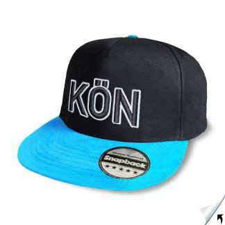 Local District Streetwear CAP - schwarz/türkis - Landkreiskennzeichen, KFZ Zeichen - KÖN