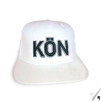 Local District Streetwear CAP - weiß - Landkreiskennzeichen, KFZ Zeichen - KÖN