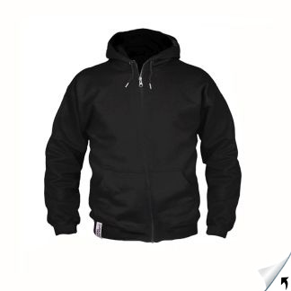 Hoodie / Sweatjacket / Männer / schwarz