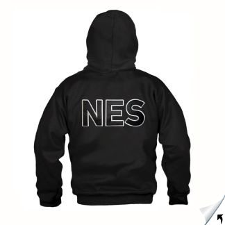 Hoodie / Sweatjacket / Männer / schwarz - Landkreiskennzeichen, KFZ Zeichen - NES