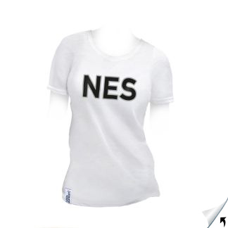 T-Shirt - Frauen weiss - NES, Landkreiskennzeichen, KFZ Zeichen